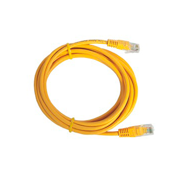 Cable Patch Cord Categoría 6 UTP 2 m Conector RJ45 a RJ45 Calibre 26 AWG Amarillo LP-UT6-200-YE