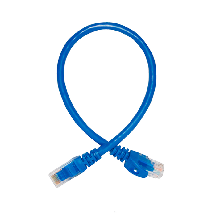 Cable Patch Cord Pro-ll Categoría 6 UTP .3 m Conector RJ45 a RJ45 Calibre 24 AWG Azul P6003L
