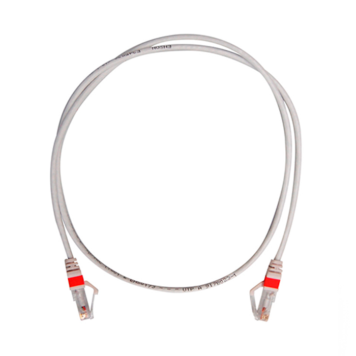 Cable Patch Cord Categoría 6 UTP .9 m Conector RJ45 a RJ45 Calibre 24 AWG Blanco EPRO-6PC90-WH