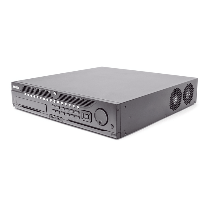 NVR 32 Canales 12 MP (4K) H.265+ Soporta 8 Discos Duros 2 Tarjetas de Red DS-9632NI-I8