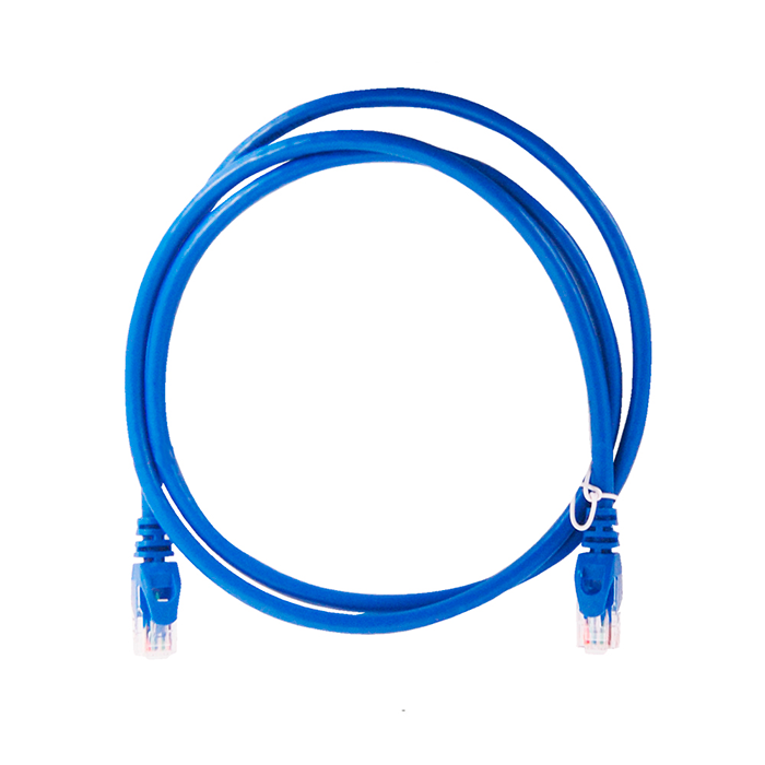 Cable Patch Cord Pro-ll Categoría 6 UTP 1.2 m Conector RJ45 a RJ45 Calibre 24 AWG Azul P6012L