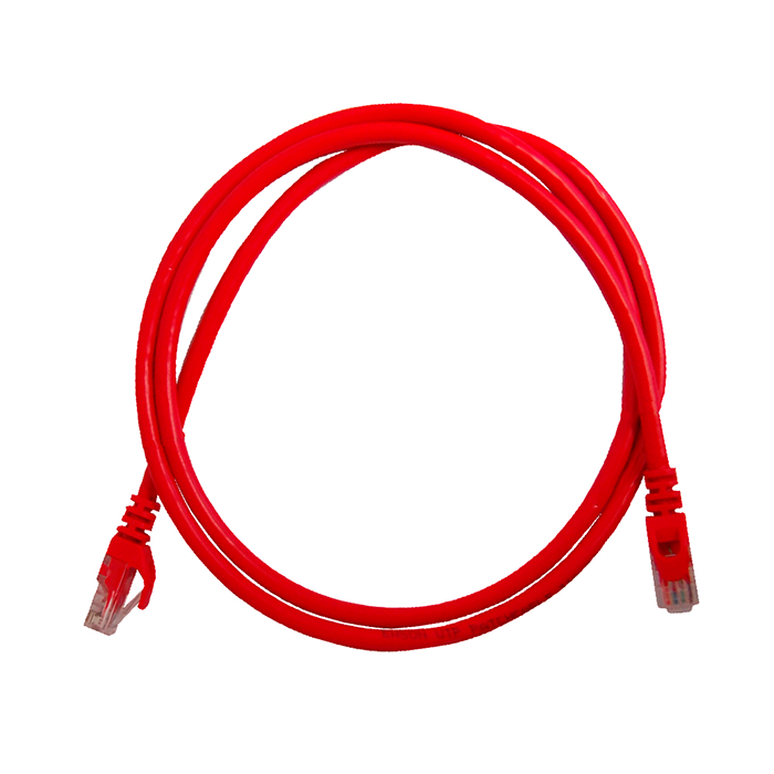 Cable Patch Cord Pro-ll Categoría 6 UTP 1.2 m Conector RJ45 a RJ45 Calibre 24 AWG Rojo P6012R
