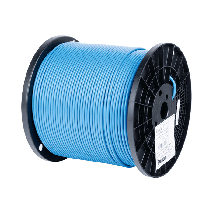 Bobina 305 m de Cable Cat 6A UTP CCU 100% Cobre Interior Blindado Color Azul PUR6ASD04BU-CG