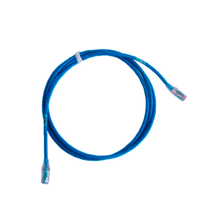 Cable Patch Cord Categoría 5e UTP 3 m Conector RJ45 a RJ45 Calibre 24 AWG Azul C501106010