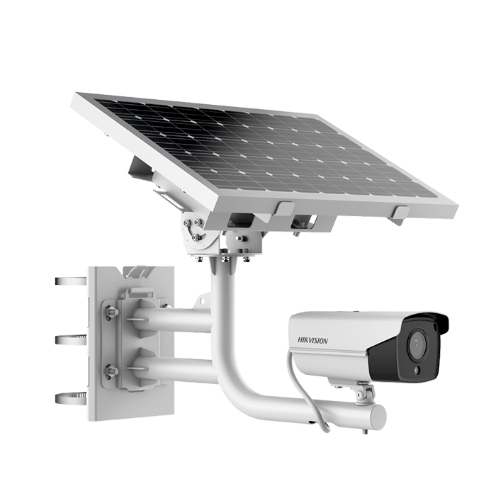 Kit All in One / Cámara Bala 2 Megapixel DarkFighter / Panel Solar / Batería de Respaldo (Hasta 60 Días) / Conexión 4G / Accesorios de Instalación DS-2XS6A25G0-I/CH20S40/K